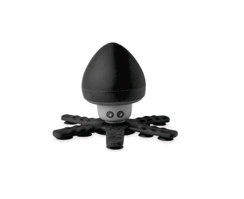 CELLY SQUIDDY DIFFUSORE WIRELESS CON 6 TENTACOLI FLESSIBILI DOTATI DI 13 VENTOSE RESISTENTE ALL'ACQUA 3 W NERO